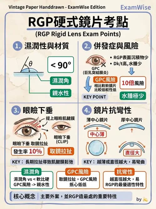 驗光生 - 鏡片設計、結構與臨床選用 - AI 圖文解析預覽