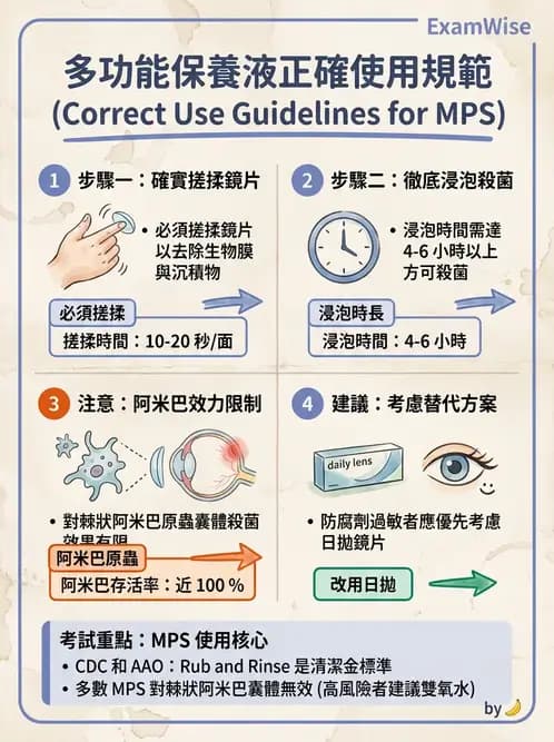 驗光生 - 隱形眼鏡消毒系統與感染控制 - AI 圖文解析預覽