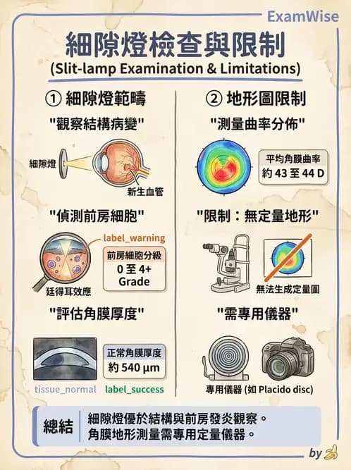 驗光生 - 眼前段檢查與角膜測量 - AI 圖文解析預覽