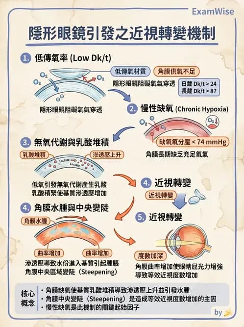 驗光生 - 角膜缺氧與結構性變化 - AI 圖文解析預覽