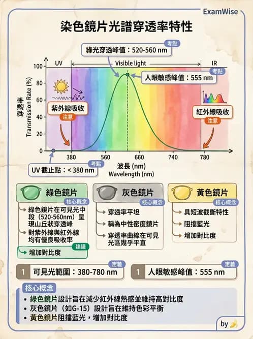 驗光生 - 鏡片鍍膜與光學處理 - AI 圖文解析預覽