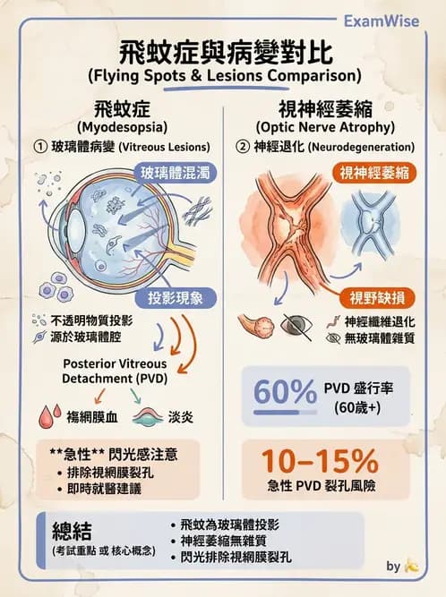 驗光生 - 眼部血液供應、脈絡膜與玻璃體 - AI 圖文解析預覽