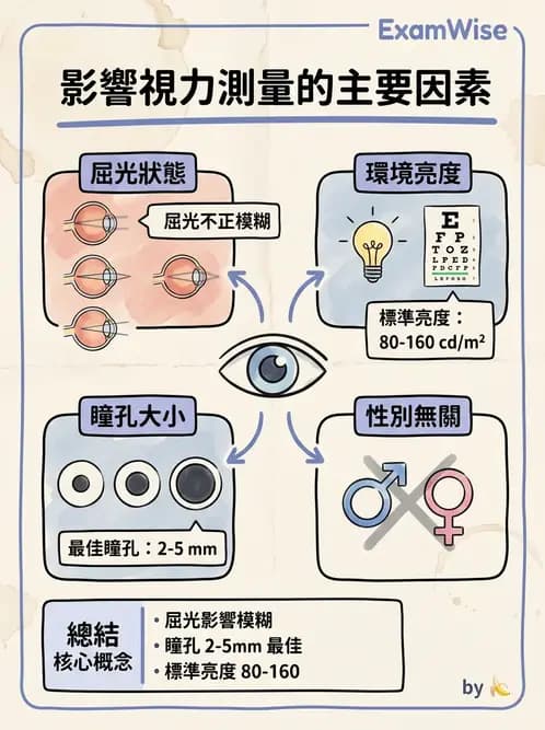 驗光生 - 視覺功能、視野與電生理檢查 - AI 圖文解析預覽
