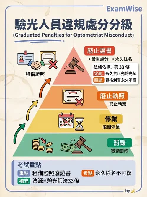 驗光生 - 執業登記、業務規範與違規罰則 - AI 圖文解析預覽