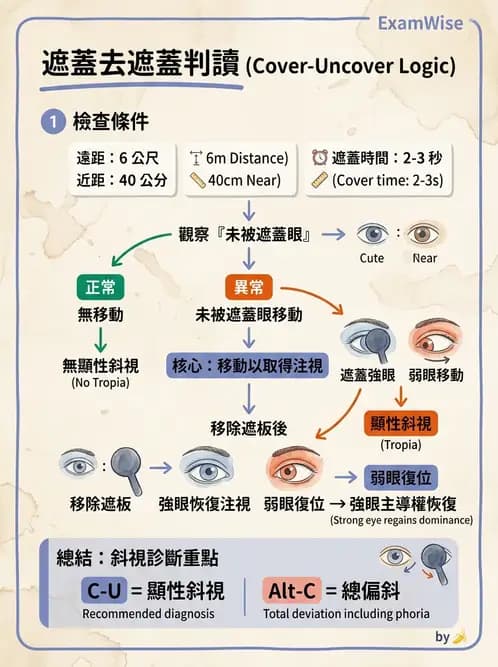 驗光生 - 眼位偏斜檢查 - AI 圖文解析預覽