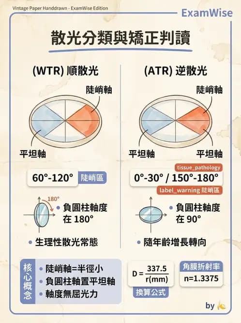 驗光生 - 角膜弧度與地形圖檢查 - AI 圖文解析預覽