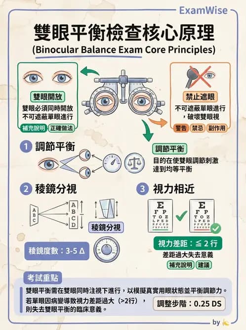 驗光生 - 雙眼平衡技術與驗光流程 - AI 圖文解析預覽