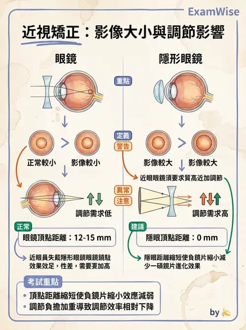 驗光生 - 調節機制與幅度量測原理 - AI 圖文解析預覽