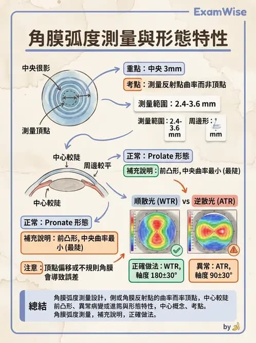 驗光生 - 眼前段檢查與角膜測量 - AI 圖文解析預覽