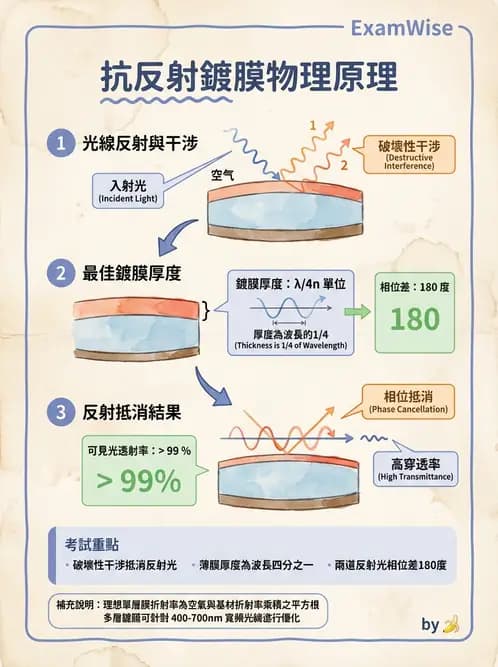 驗光生 - 鏡片鍍膜與光學處理 - AI 圖文解析預覽