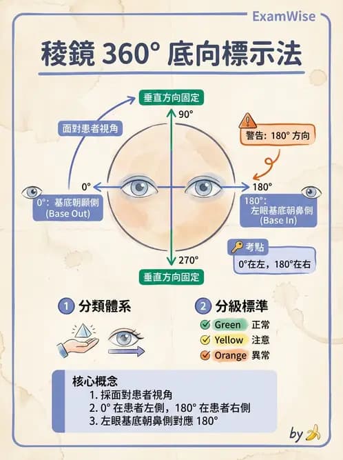 驗光生 - 稜鏡基本原理與光學 - AI 圖文解析預覽
