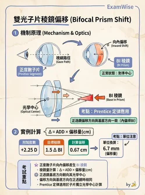 驗光生 - 驗度儀使用、PD量測與鏡框配製參數 - AI 圖文解析預覽