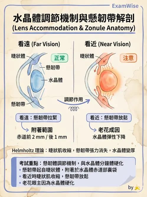 驗光生 - 屈光介質與眼壓調節 - AI 圖文解析預覽