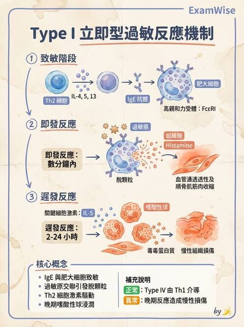 護理師 - 免疫疾病 - AI 圖文解析預覽