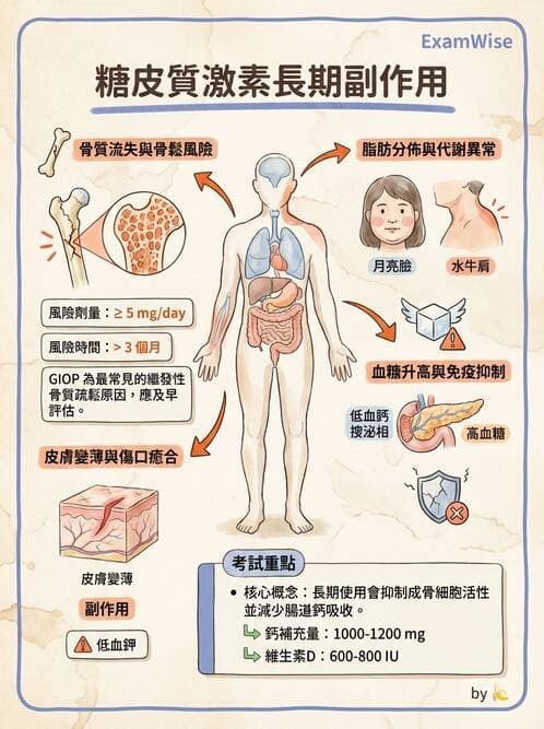 護理師 - 影響新陳代謝及內分泌功能藥物 - AI 圖文解析預覽