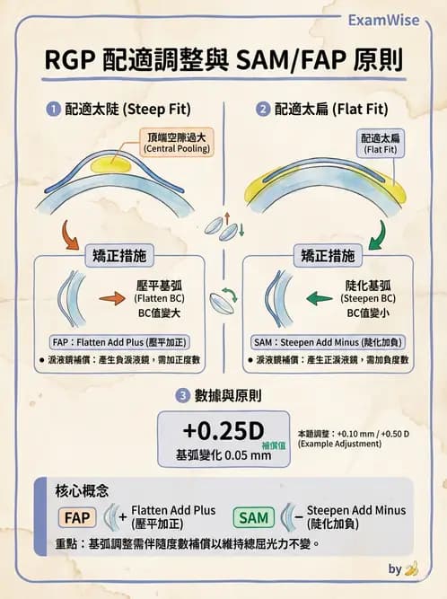驗光生 - 硬式隱形眼鏡螢光染色評估與特殊臨床適應症 - AI 圖文解析預覽