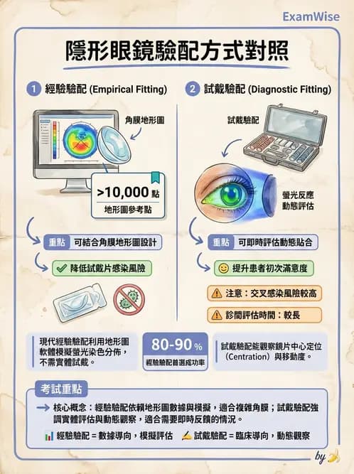 驗光生 - 硬式隱形眼鏡驗配原則與臨床決策 - AI 圖文解析預覽