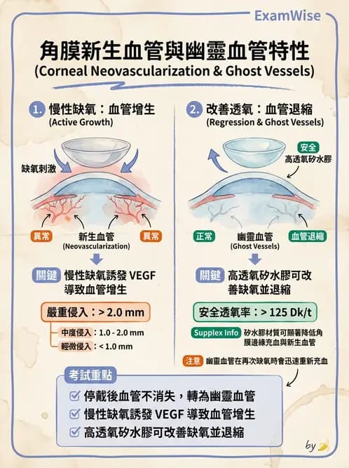 驗光生 - 角膜缺氧與結構性變化 - AI 圖文解析預覽