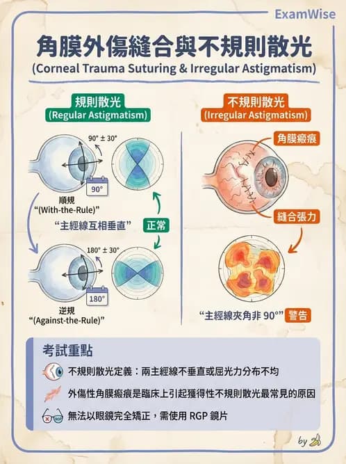 驗光生 - 散光分類與類型判斷 - AI 圖文解析預覽