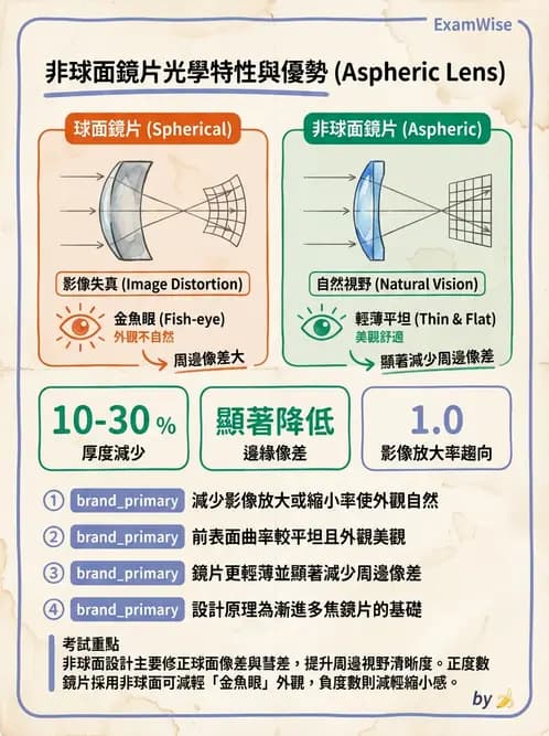 驗光生 - 眼鏡放大率與鏡片光學計算 - AI 圖文解析預覽