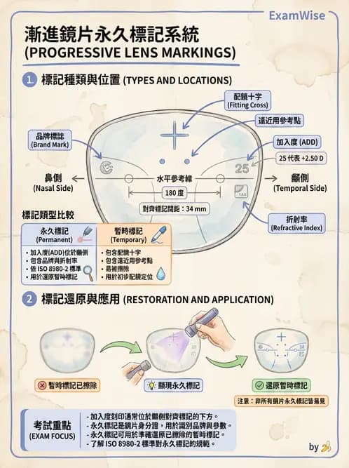 驗光生 - 鏡片設計、基弧選擇、雙光與漸進多焦點鏡片 - AI 圖文解析預覽