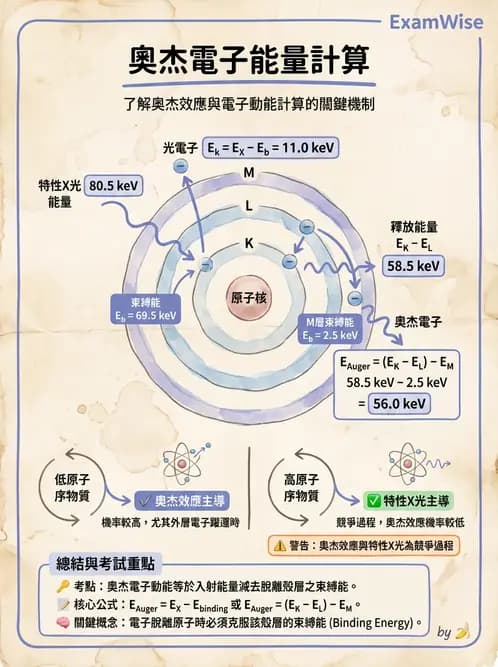 放射 - 光子作用機制 - AI 圖文解析預覽