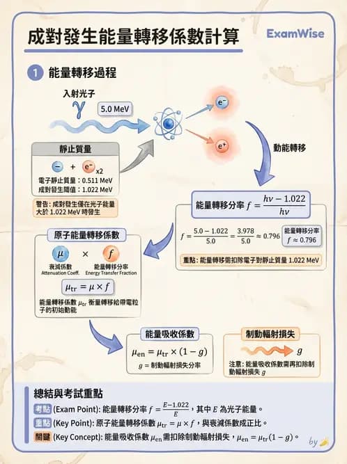 放射 - 光子衰減與係數計算 - AI 圖文解析預覽