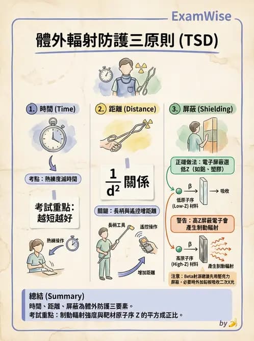 放射 - 劑量標準與防護原則 - AI 圖文解析預覽