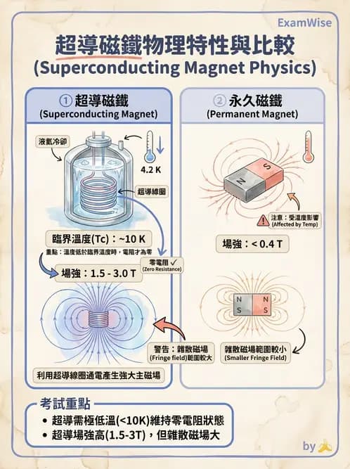 放射 - 主磁場、磁鐵類型與勻場 - AI 圖文解析預覽