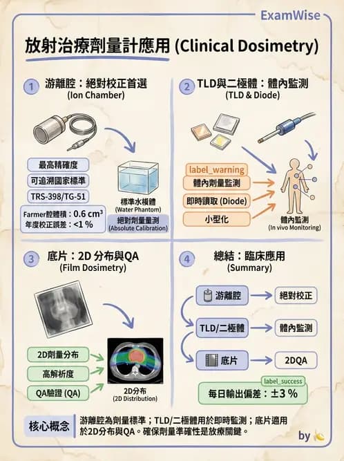 放射 - 放射治療劑量儀器與特殊設備品保 - AI 圖文解析預覽