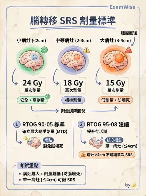 放射 - SRS/SRT臨床適應與治療計畫 - AI 圖文解析預覽