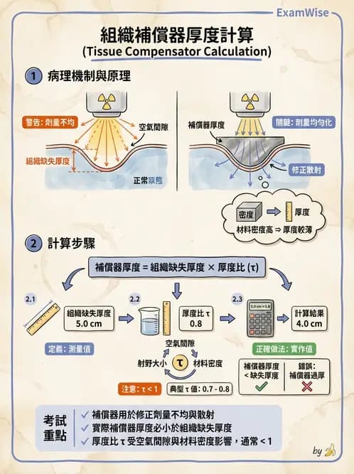 放射 - 射束幾何、照野設計與楔形濾器 - AI 圖文解析預覽