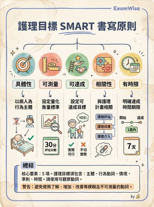 護理師 - 護理過程(評估至評值) - AI 圖文解析預覽