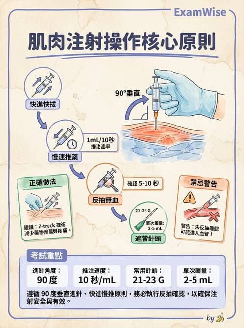 護理師 - 注射技術 - AI 圖文解析預覽