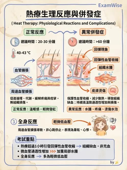 護理師 - 冷熱療法 - AI 圖文解析預覽