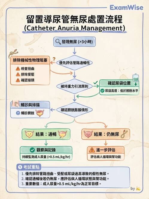護理師 - 泌尿排泄與導尿護理 - AI 圖文解析預覽