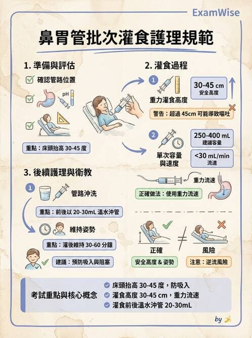 護理師 - 營養與管灌飲食 - AI 圖文解析預覽