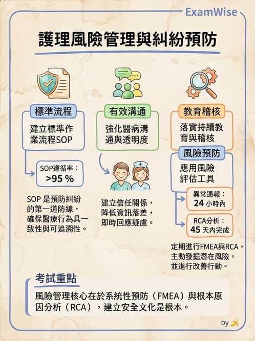 護理師 - 護理法規與倫理困境 - AI 圖文解析預覽
