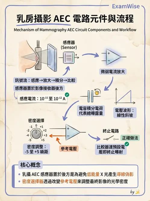 放射 - 乳房攝影裝置與影像品質 - AI 圖文解析預覽