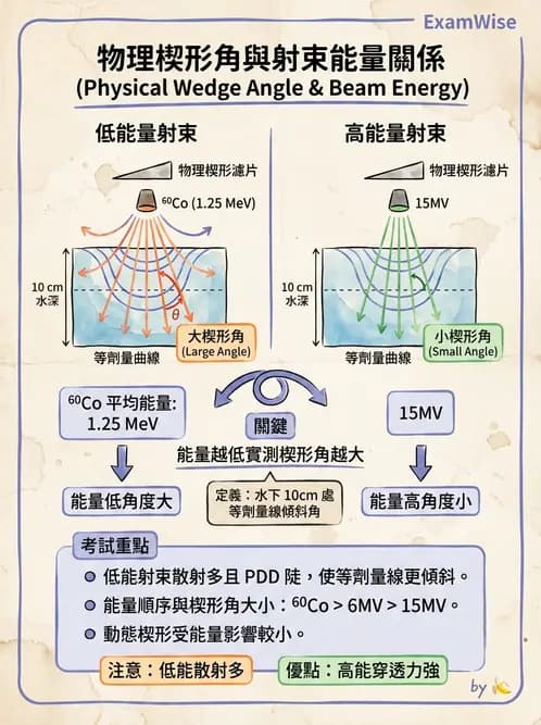 放射 - 射束幾何、照野設計與楔形濾器 - AI 圖文解析預覽