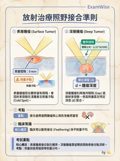 放射 - 射束幾何、照野設計與楔形濾器 - AI 圖文解析預覽