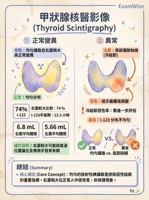 放射 - 甲狀腺造影 - AI 圖文解析預覽
