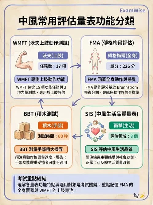 物治 - 腦中風動作評估與分期 - AI 圖文解析預覽