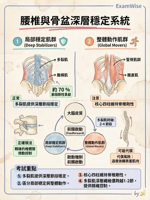 物治 - 腰椎穩定訓練與治療原則 - AI 圖文解析預覽