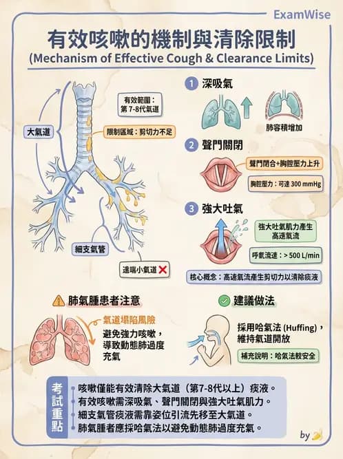 物治 - 氣道廓清與呼吸訓練技術 - AI 圖文解析預覽