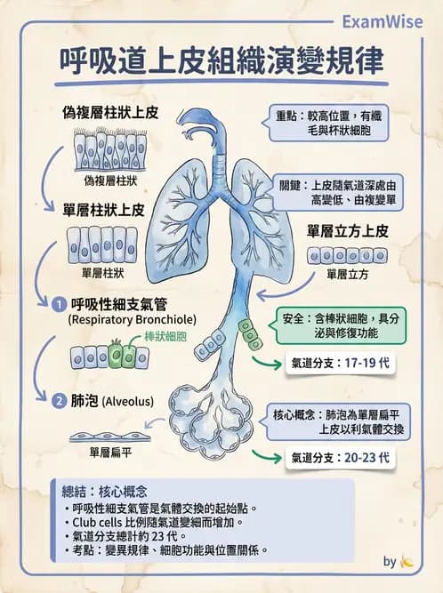 物治 - 呼吸系統解剖 - AI 圖文解析預覽