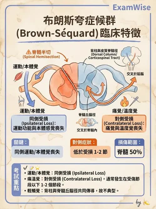 物治 - 神經系統生理 - AI 圖文解析預覽