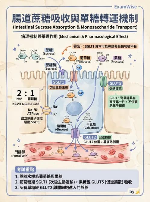 物治 - 消化泌尿系統生理 - AI 圖文解析預覽