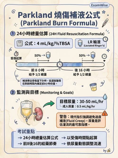 護理師 - 燒傷護理 - AI 圖文解析預覽