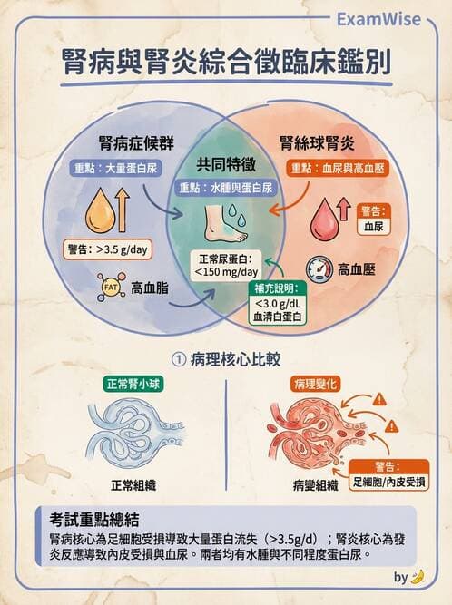 護理師 - 腎炎、腎衰竭與慢性腎臟病 - AI 圖文解析預覽